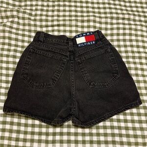 Tommy Hilfiger Black Denim Shorts